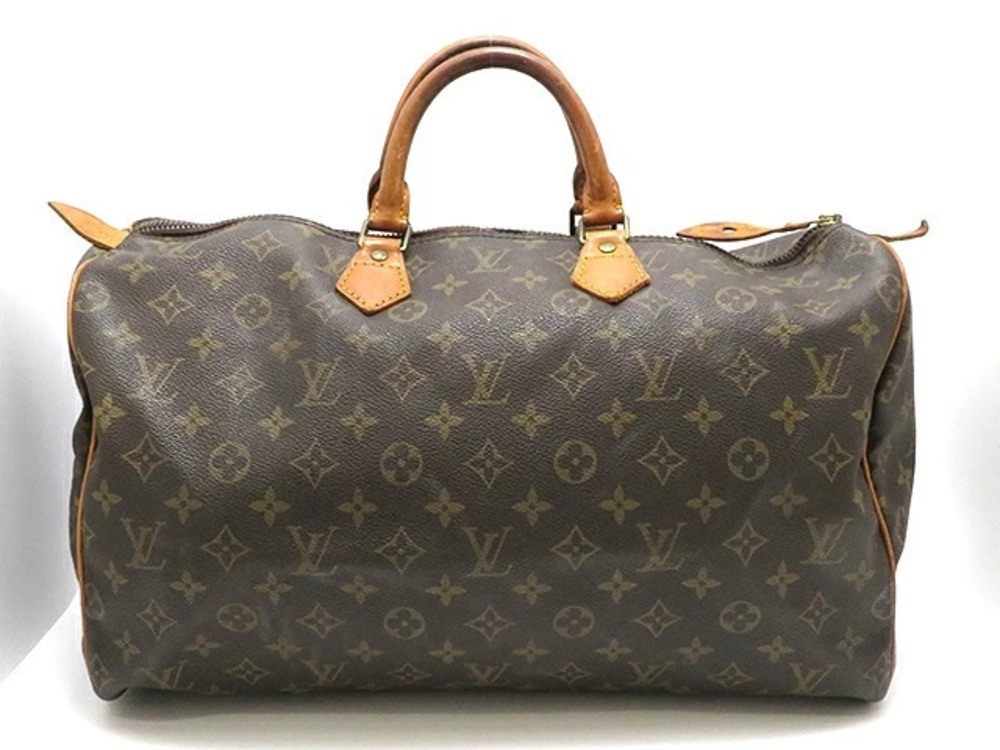 LOUIS VUITTON bag handbag Speedy Monogram Leather Brown